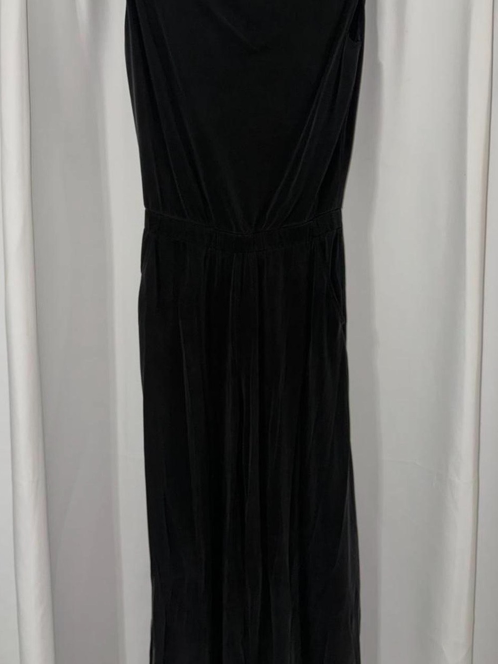 Banana Republic Black Sleeveless Maxi Dress